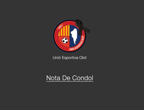 Condol per a la pèrdua del soci Domènec Morera